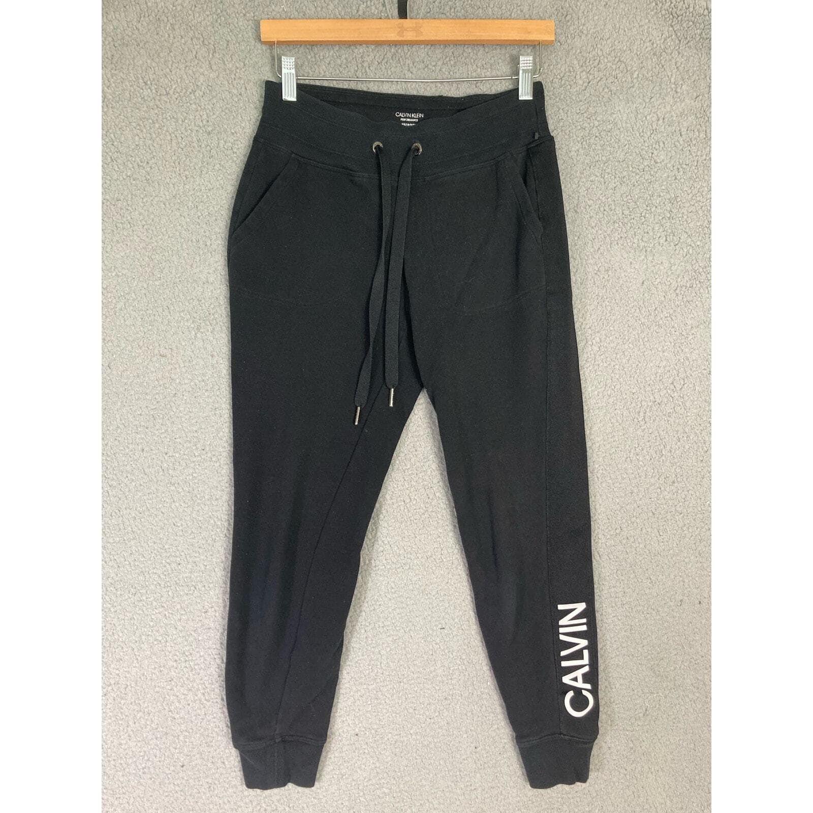 Calvin Klein Women's Jogger Sweatpants Black XS Activewear - Thumbnail 4