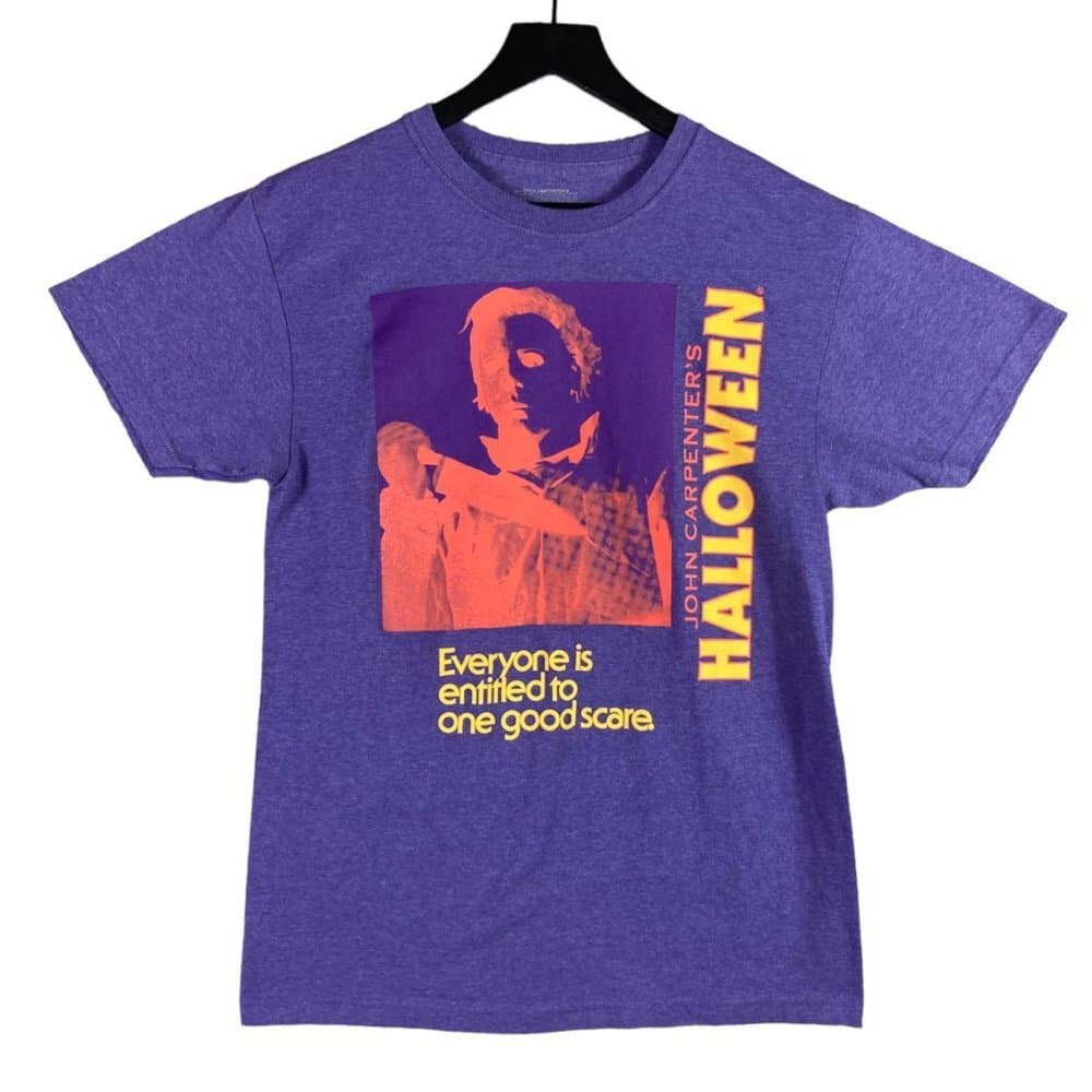 Halloween Michael Myers Horror Movie Tee Adult Small Unisex Scary Graphic Shirt