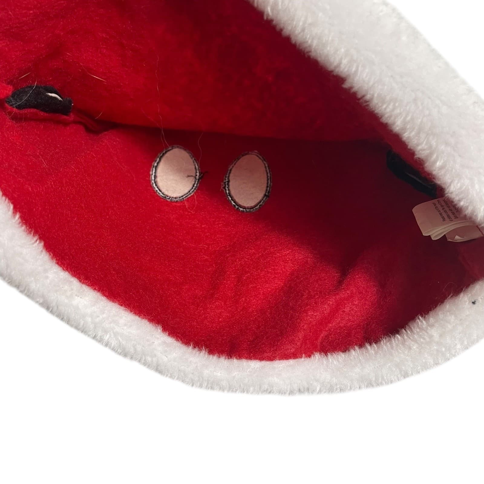 Disney Mickey Mouse Santa Hat Kids Christmas Holiday Plush Fleece Ears - Thumbnail 10