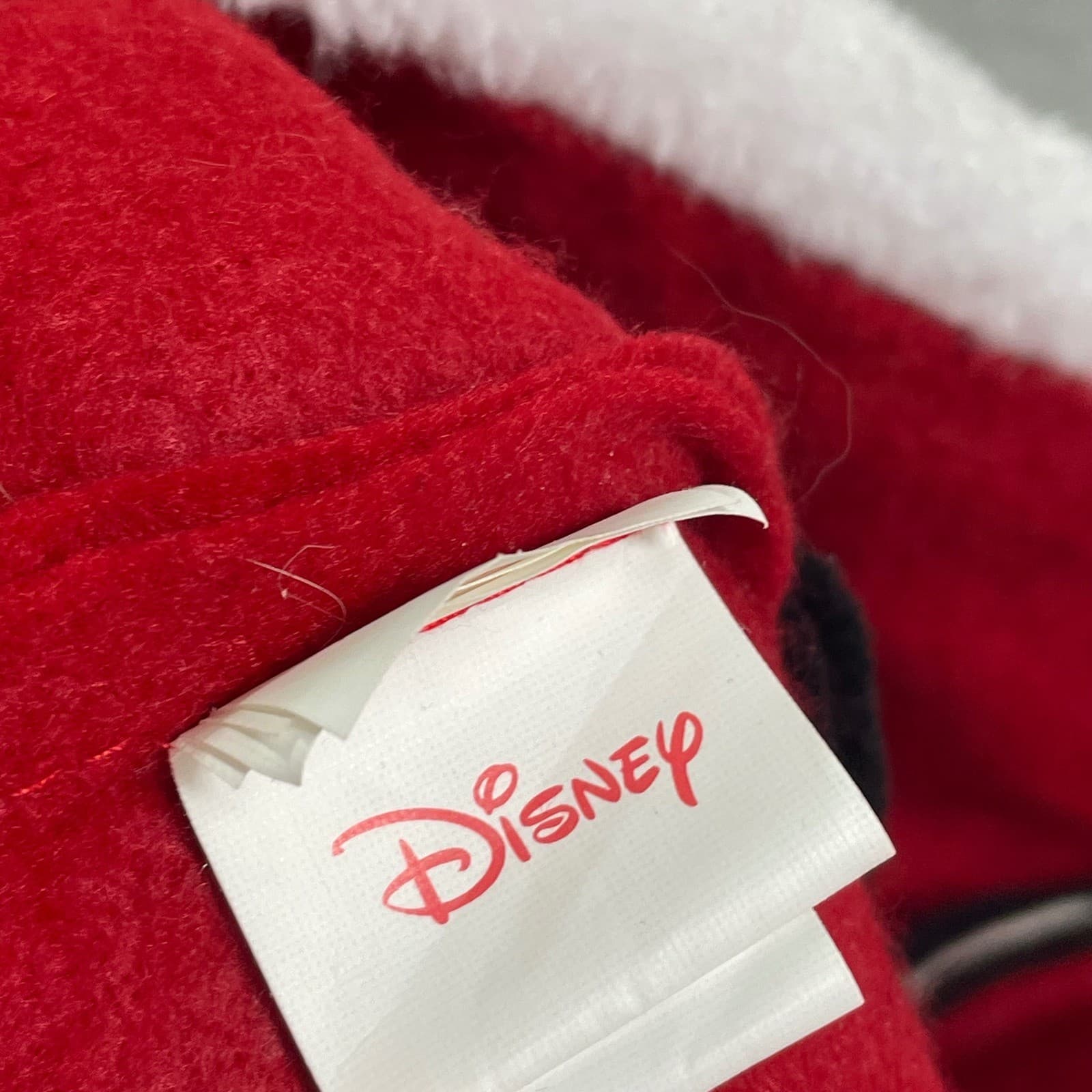 Disney Mickey Mouse Santa Hat Kids Christmas Holiday Plush Fleece Ears - Thumbnail 3