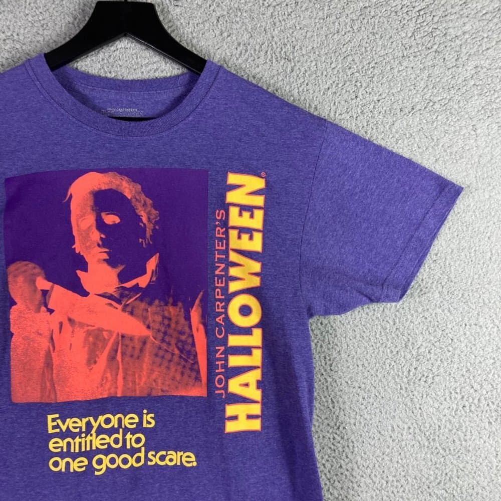 Halloween Michael Myers Horror Movie Tee Adult Small Unisex Scary Graphic Shirt - Thumbnail 9