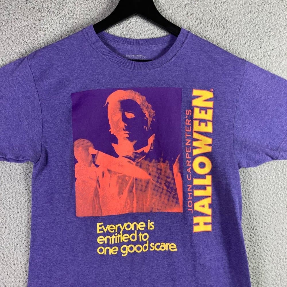 Halloween Michael Myers Horror Movie Tee Adult Small Unisex Scary Graphic Shirt - Thumbnail 5