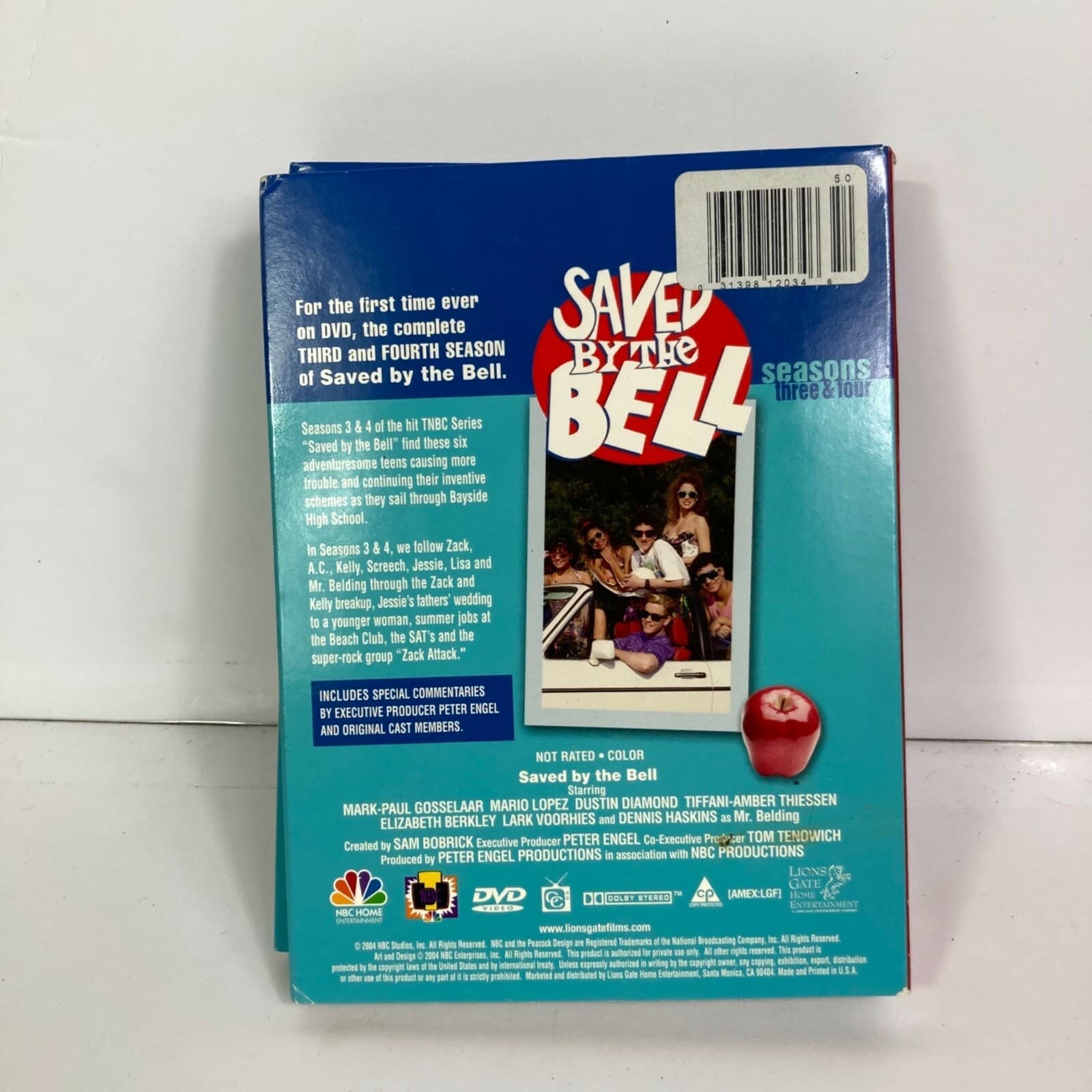 Saved By the Bell: Zack & Kelly's Love Triangle! Seasons 3 & 4 Complete DVD Set - Thumbnail 5