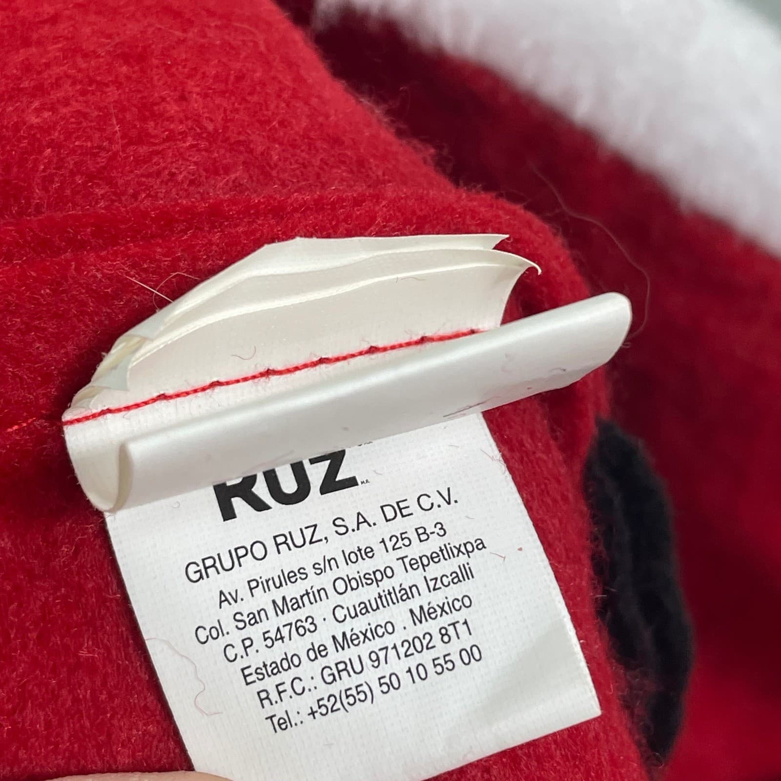 Disney Mickey Mouse Santa Hat Kids Christmas Holiday Plush Fleece Ears - Thumbnail 4