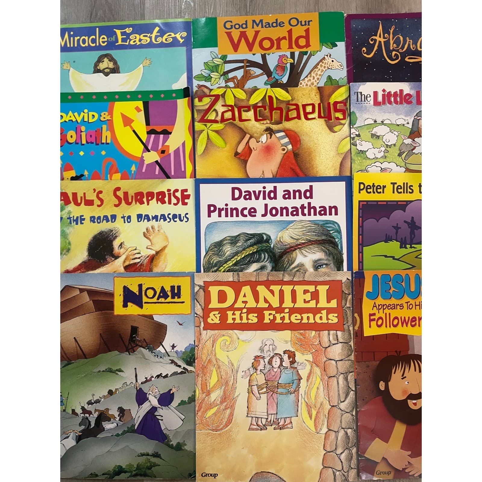 Group Publishing Bible Big Books Sunday School Kids Storybook Over-Sized Lot 16 - Thumbnail 7