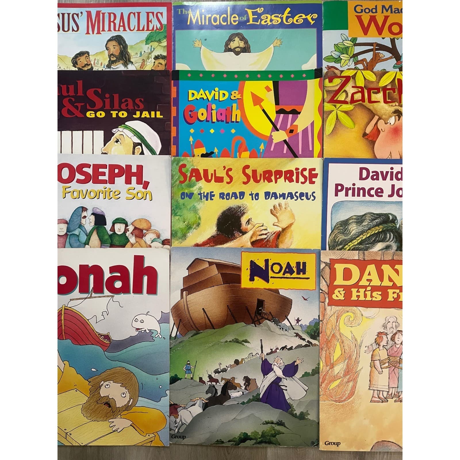 Group Publishing Bible Big Books Sunday School Kids Storybook Over-Sized Lot 16 - Thumbnail 6