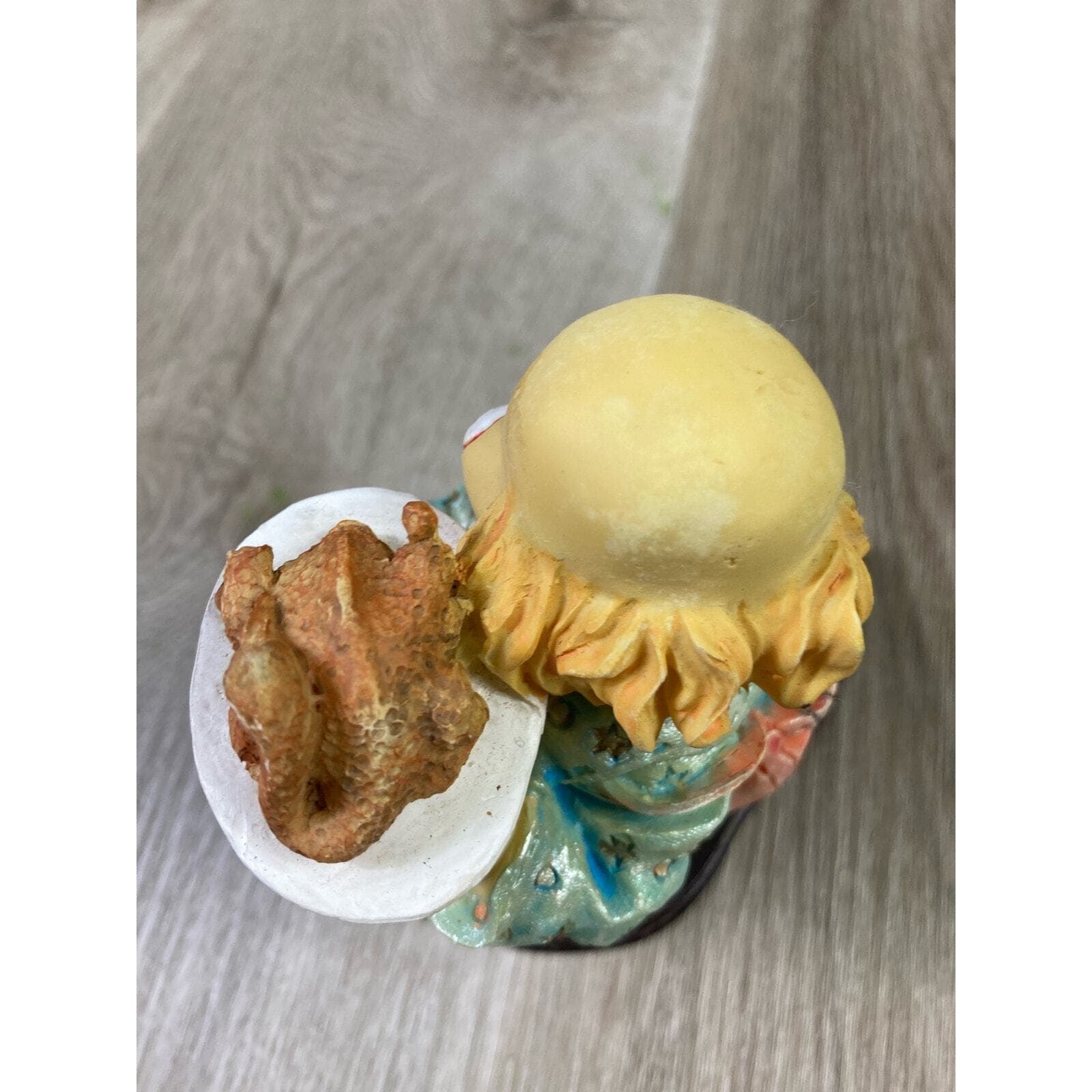 Vintage Hand Painted Clown Figurine with Dog and Ice Cream 7" Multicolor - Thumbnail 8