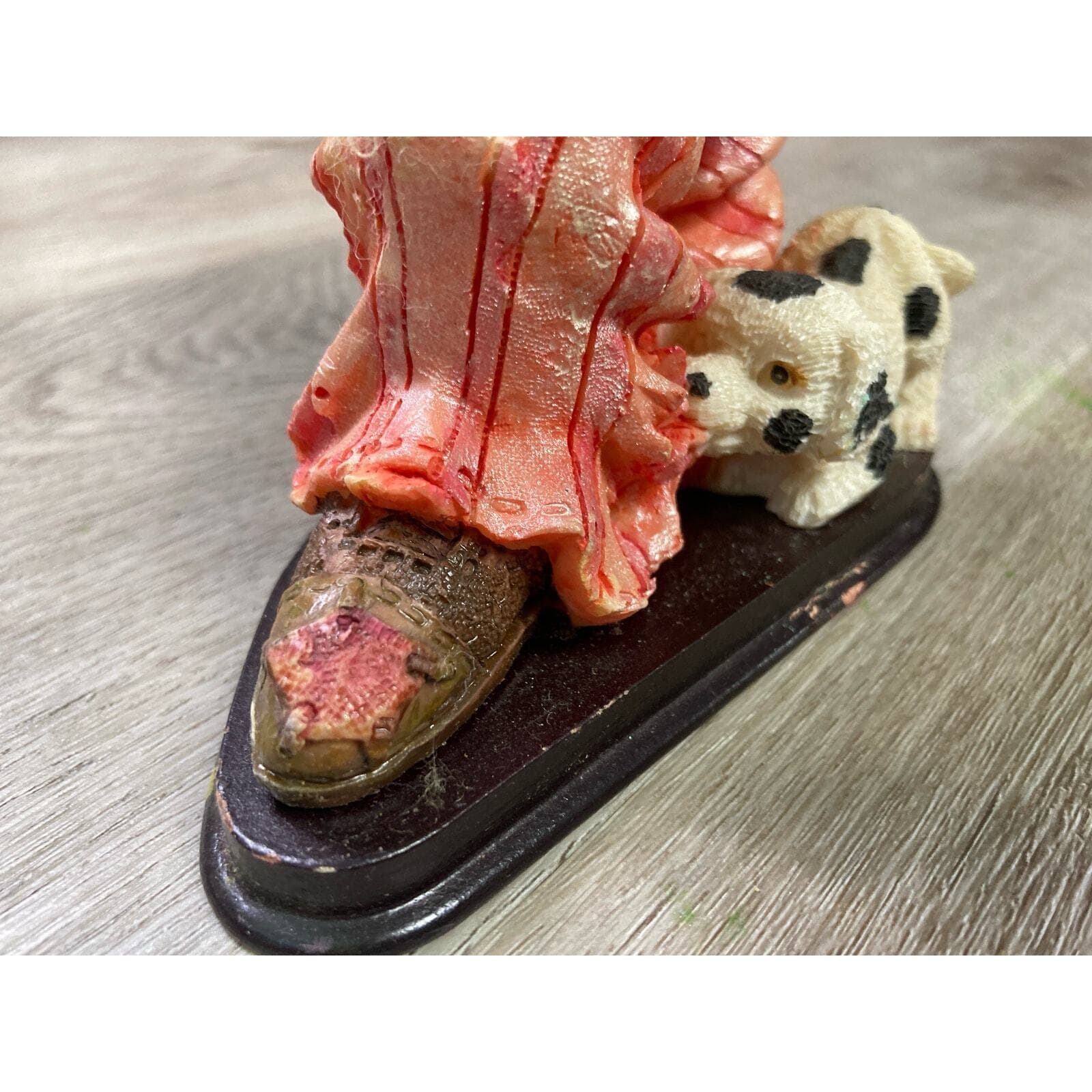 Vintage Hand Painted Clown Figurine with Dog and Ice Cream 7" Multicolor - Thumbnail 10