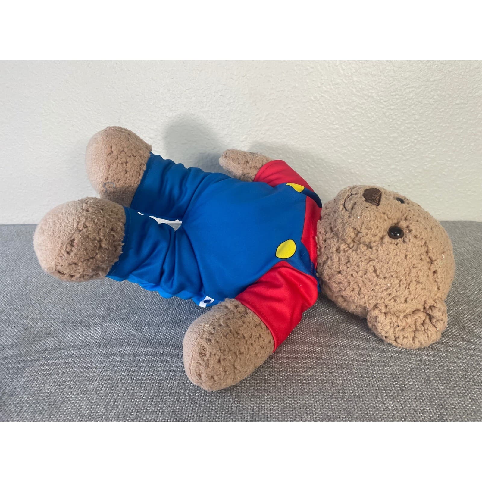 Build-A-Bear Workshop Nintendo Super Mario Bros Plush Teddy Bear 16" Brown Red - Thumbnail 7