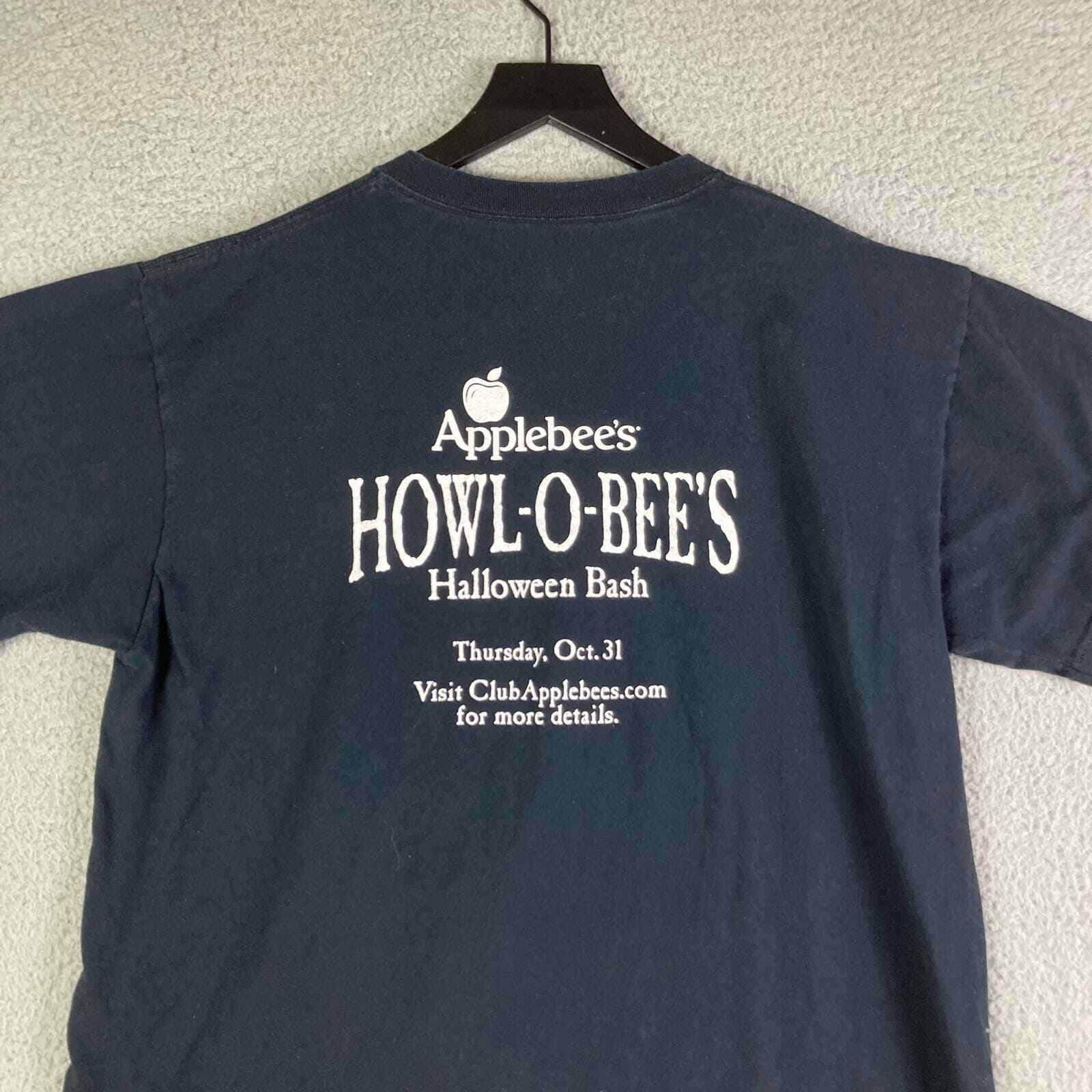 Busch Gardens Howl-O-Scream T-Shirt M Lg Black Graphic Halloween Mens Horror The - Thumbnail 7