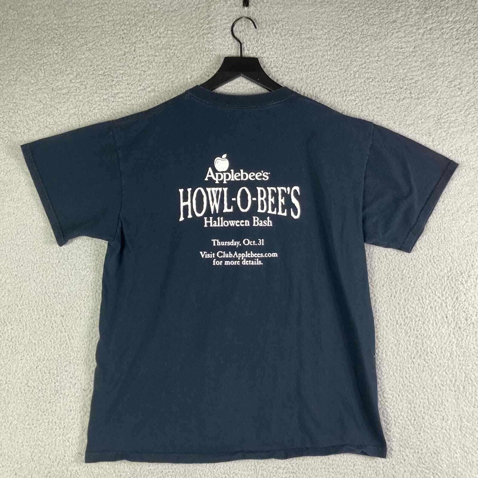 Busch Gardens Howl-O-Scream T-Shirt M Lg Black Graphic Halloween Mens Horror The - Thumbnail 5