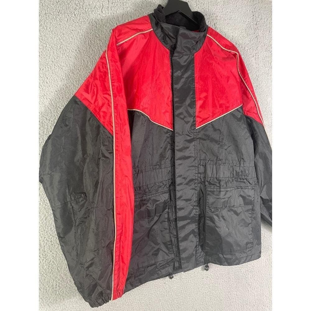 Himalaya Motor Bikewear Waterproof Motorcycle Jacket Red Black Mens Small - Thumbnail 9