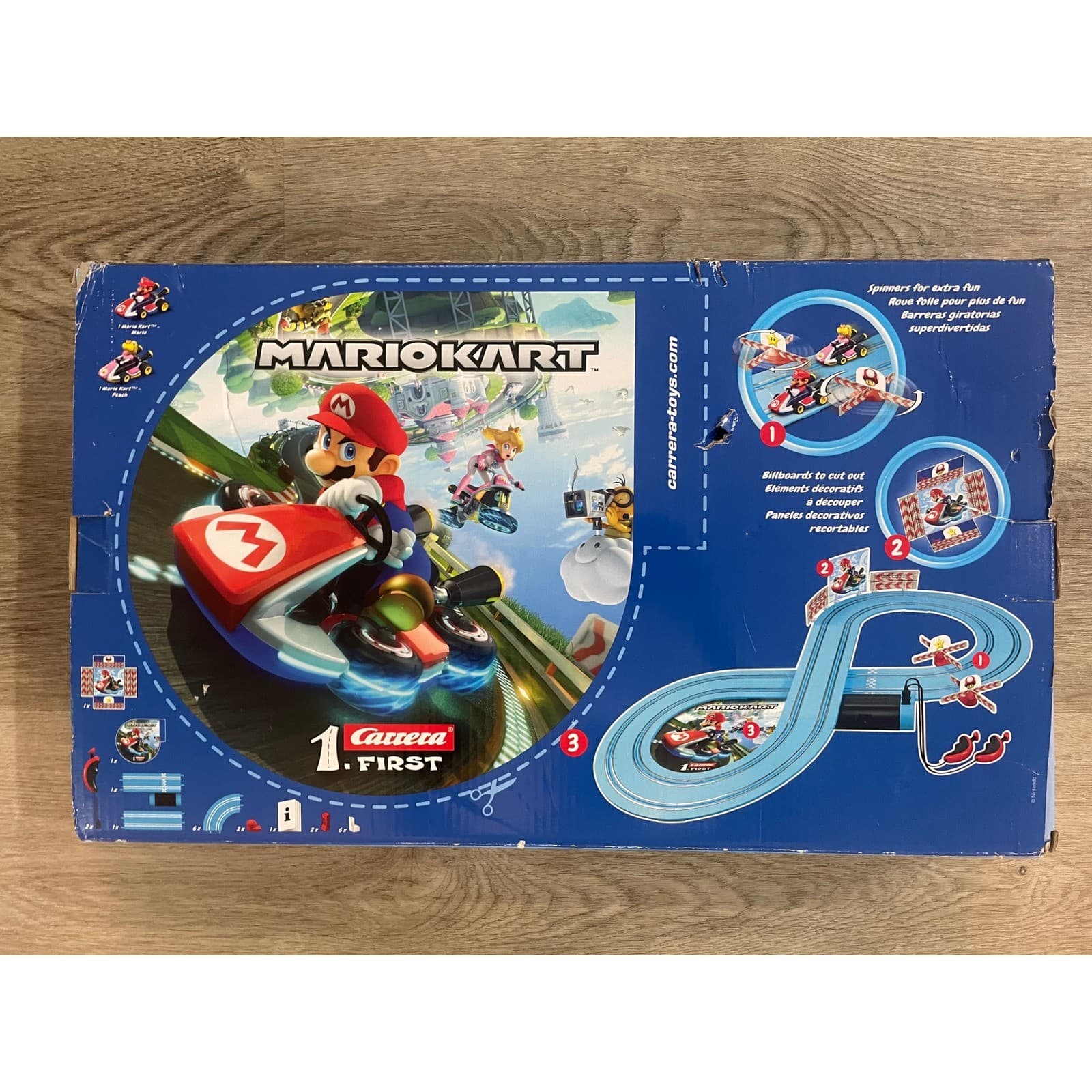 Carrera First Mario Kart Slot Car Race Track Set Mario vs Peach 63024 20063024 - Thumbnail 6