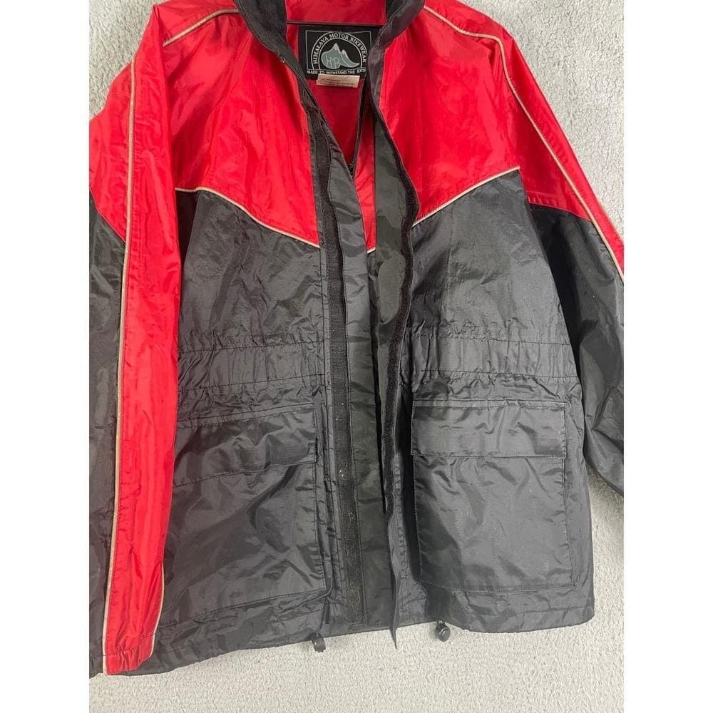 Himalaya Motor Bikewear Waterproof Motorcycle Jacket Red Black Mens Small - Thumbnail 13