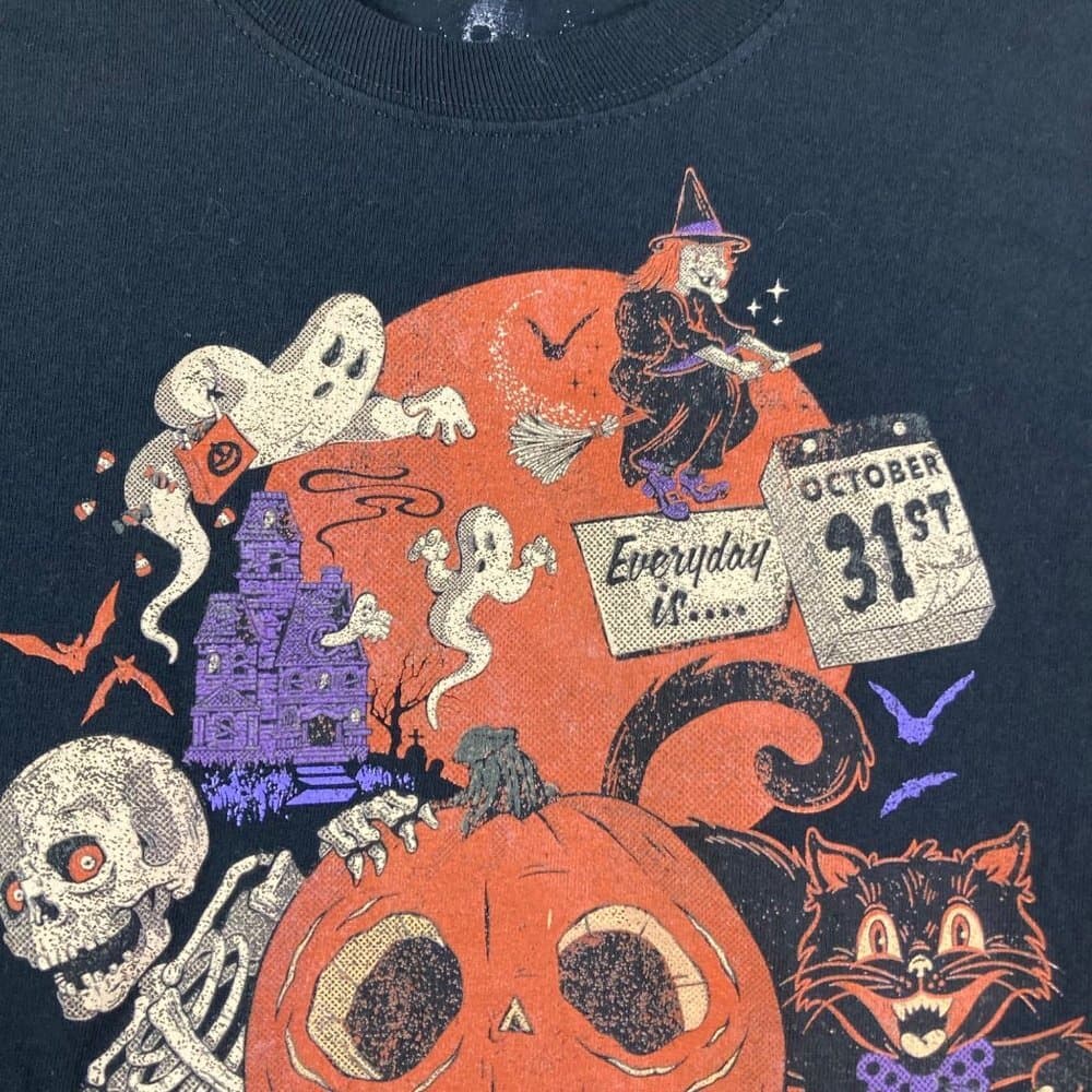 HHN Kids Shirt XS Universal Studios Halloween Horror Nights Black Youth Tee - Thumbnail 8