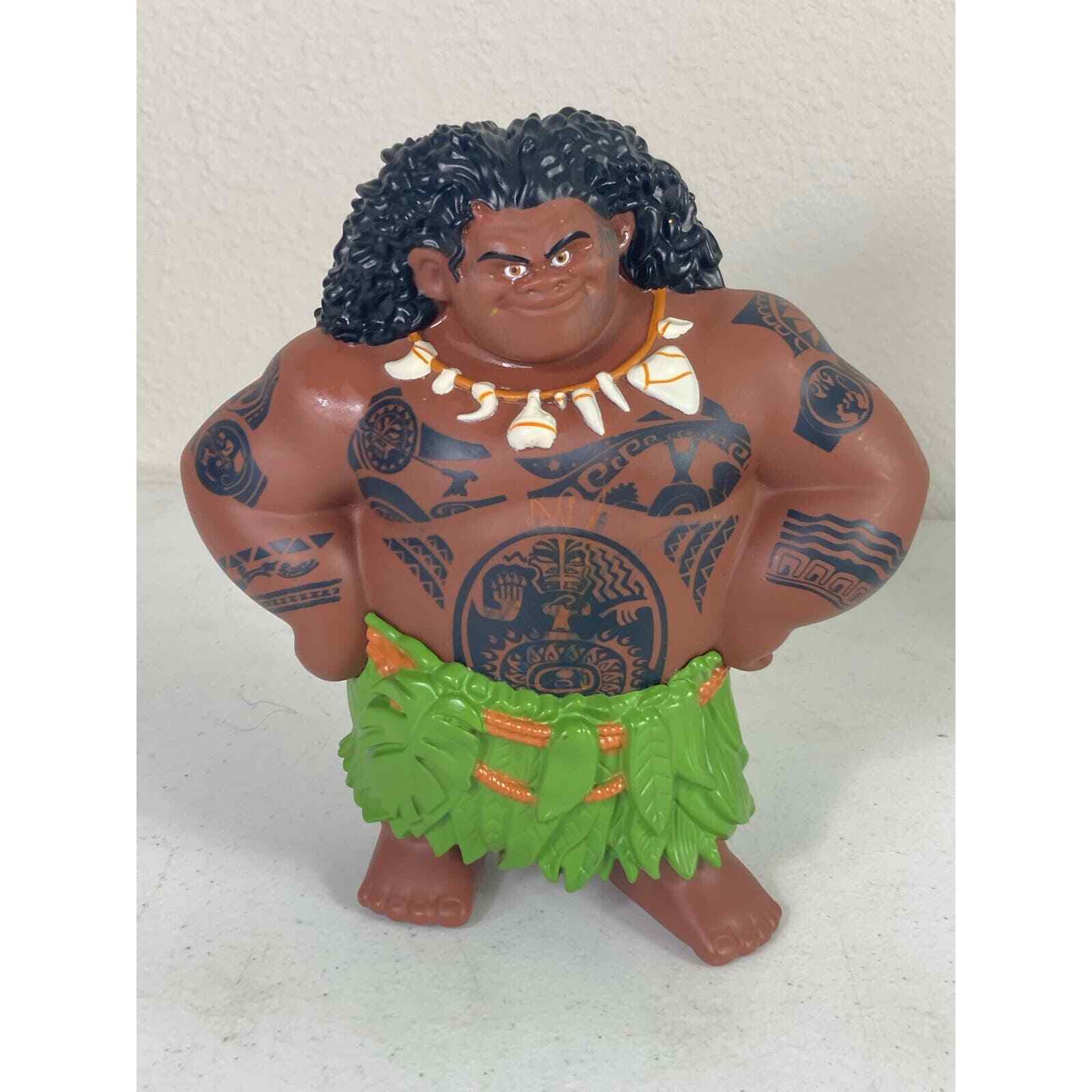 Moana Maui Figure Standing Plastic Toy Kids Authentic Disney Movie Character - Thumbnail 4