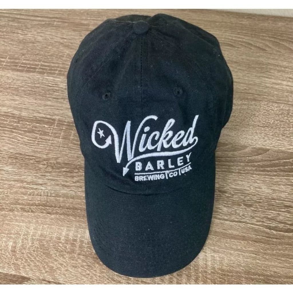 Wicked Barley Brewing Co Craft Beer Snapback Hat Black Unisex Adjustable Cap - Thumbnail 4
