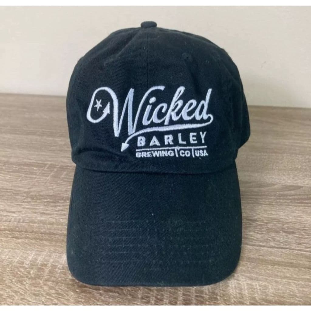 Wicked Barley Brewing Co Craft Beer Snapback Hat Black Unisex Adjustable Cap - Thumbnail 2