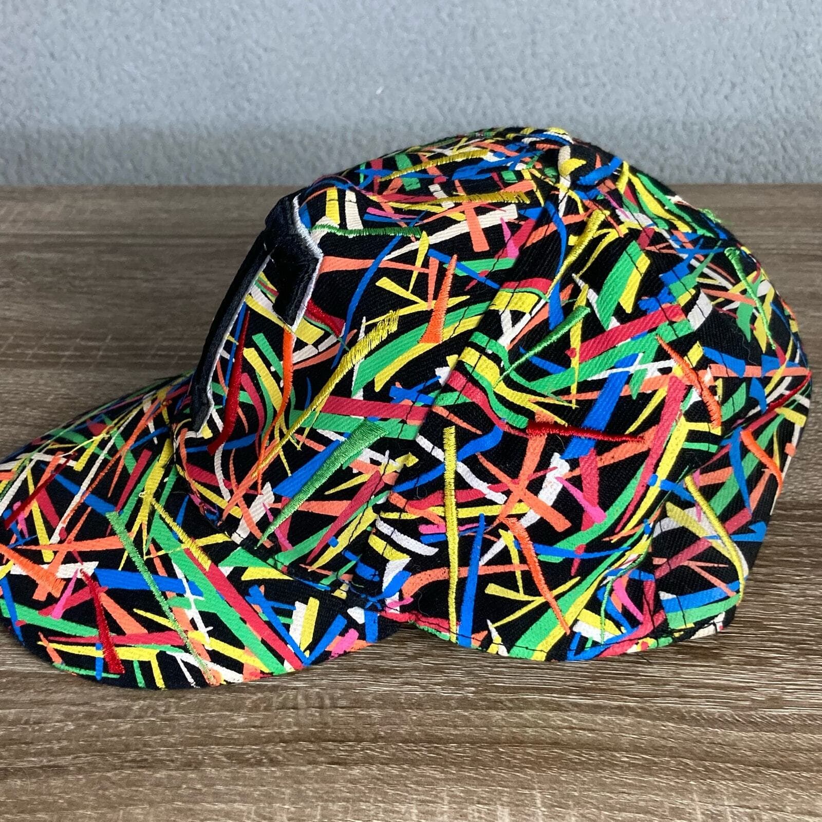 City Hunter Men's Fitted Baseball Cap Multicolor Retro Embroidered Hat L - Thumbnail 10