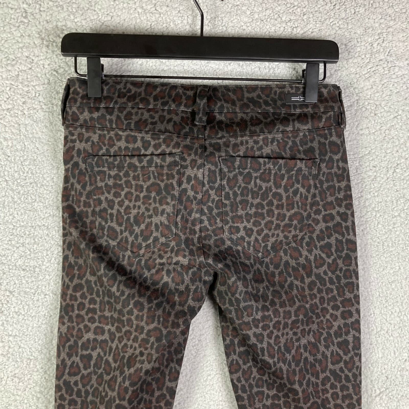 Women's Animal Print Pull On Skinny Pants Liverpool Madonna Stretch Size 0 (25) - Thumbnail 11
