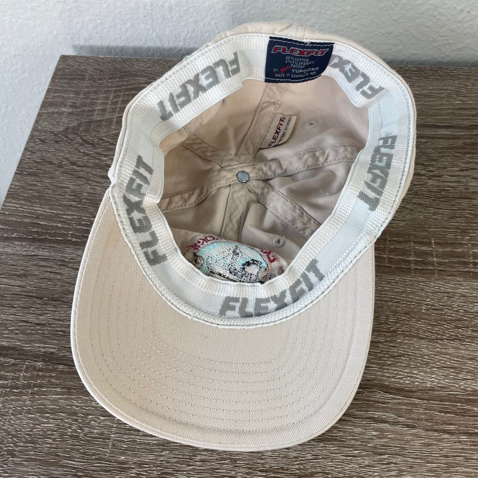 Captain Jacks Seafood Locker Seward Alaska Flexfit Hat Yupoong Beige Mens - Thumbnail 9