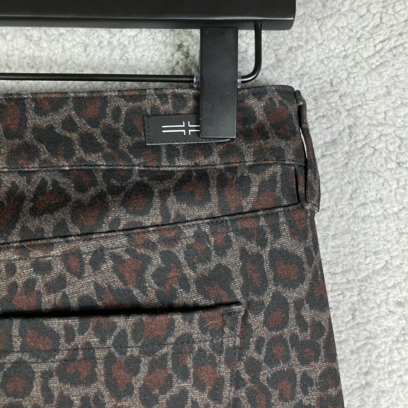 Women's Animal Print Pull On Skinny Pants Liverpool Madonna Stretch Size 0 (25) - Thumbnail 12