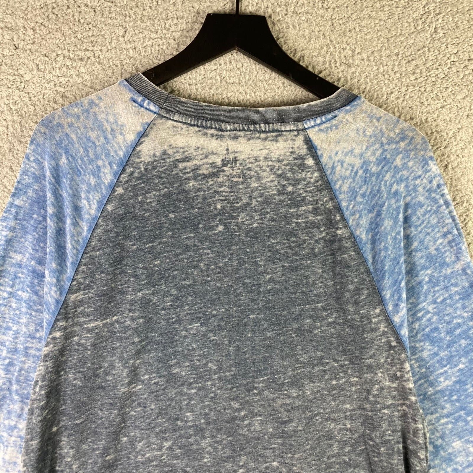 Disney 45th MK WDW Blue Tee Shirt Medium Magic Castle Fireworks Celebration - Thumbnail 9