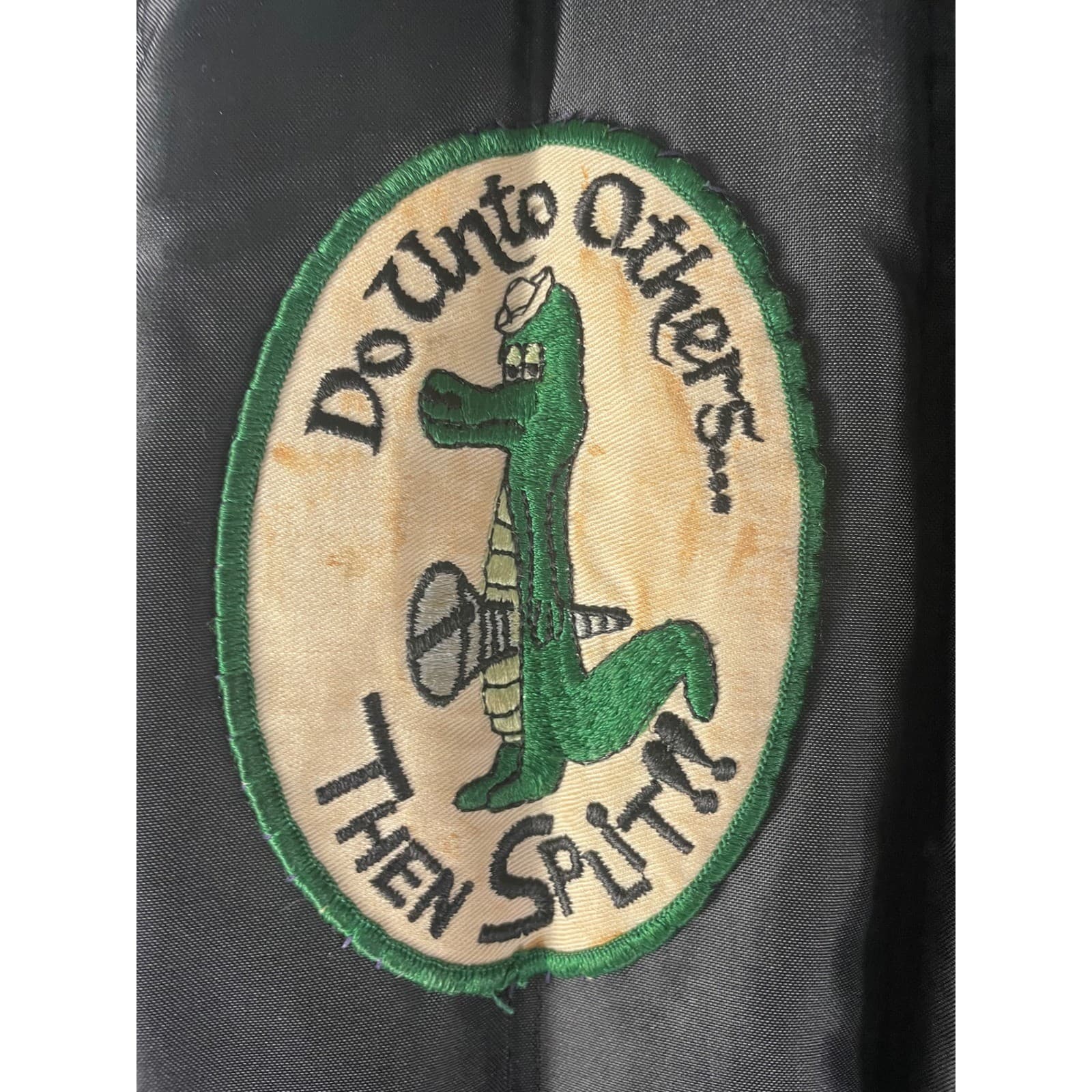 Vintage Insulated Snow Suit Mens L Black Quilted Coveralls Workwear Patches - Thumbnail 8