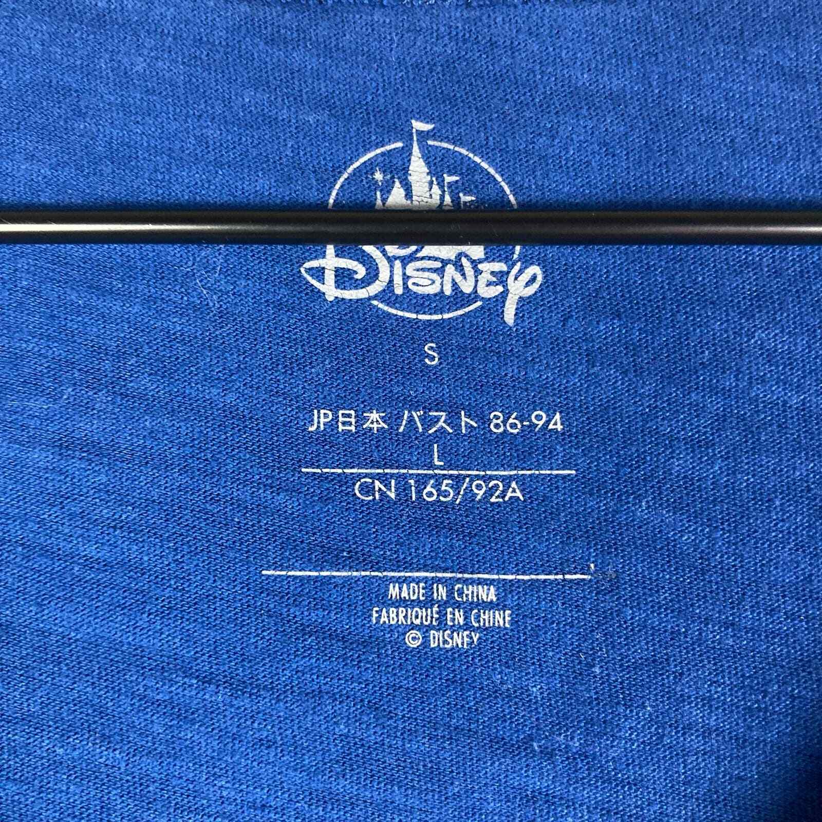 Little Mermaid Disney Shirt Womens Size Small Blue Ariel Allover Print Cute Tee - Thumbnail 2