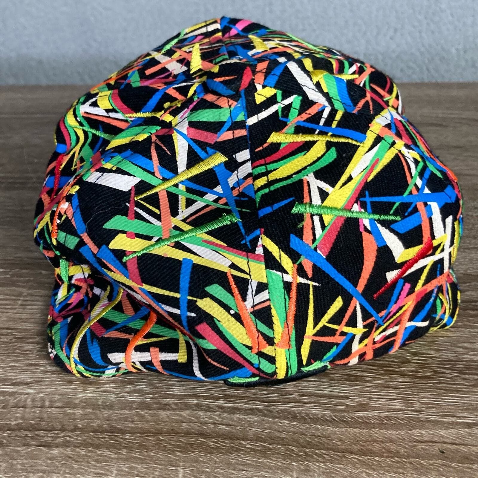 City Hunter Men's Fitted Baseball Cap Multicolor Retro Embroidered Hat L - Thumbnail 6