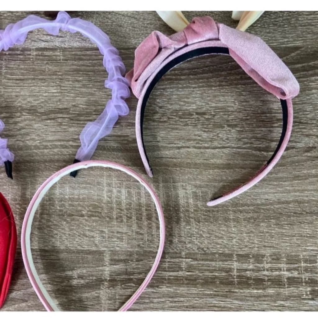 Lot of 8 Women’s Floral & Solid Multicolor Headbands Boho Stretch Hair Accessory - Thumbnail 4