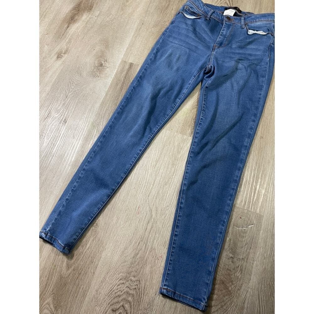 Ci Sono Women’s Blue Stretch Denim Skinny Jeans Mid Rise Basic Fit Size 9/28 - Thumbnail 3