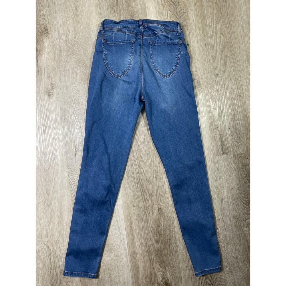 Ci Sono Women’s Blue Stretch Denim Skinny Jeans Mid Rise Basic Fit Size 9/28 - Thumbnail 8