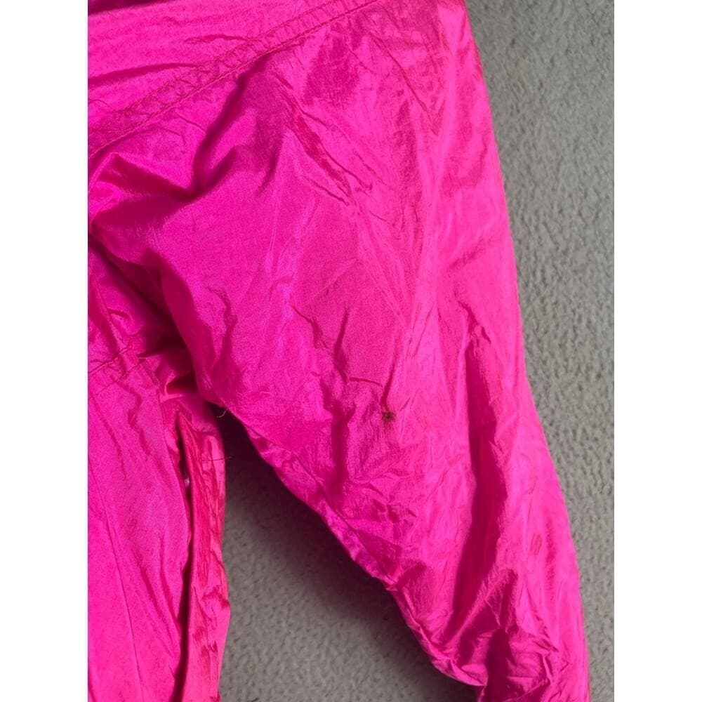 Vintage Snuggler Seattle 80s Pink Nylon Ski Jacket XS Belted Davos Windbreaker - Thumbnail 11