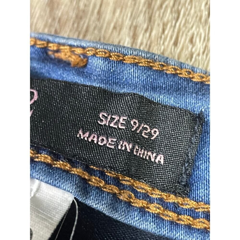 Ci Sono Women’s Blue Stretch Denim Skinny Jeans Mid Rise Basic Fit Size 9/28 - Thumbnail 6