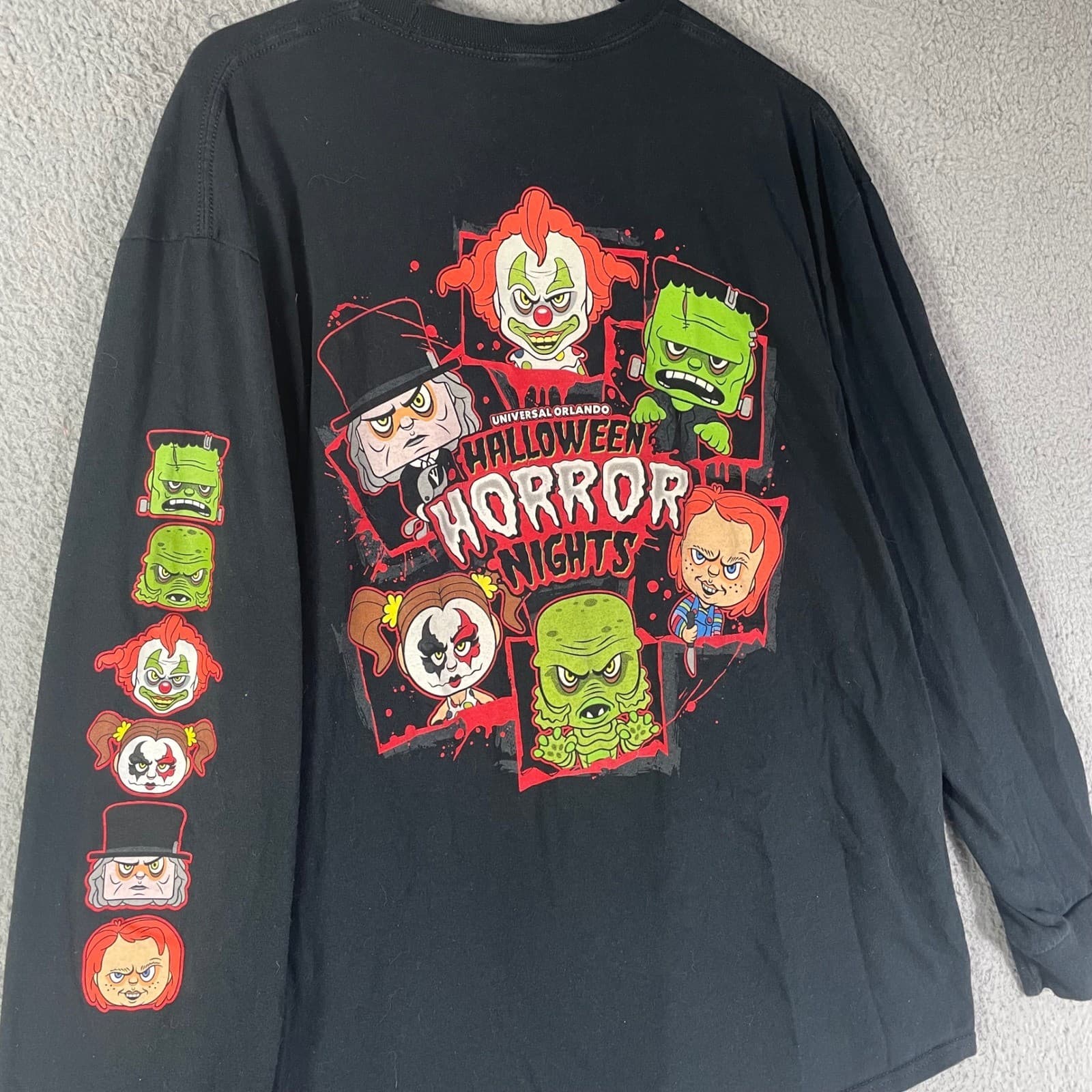 Universal Studios Halloween Horror Nights Shirt Men XL Studio Screamers Graphic - Thumbnail 4