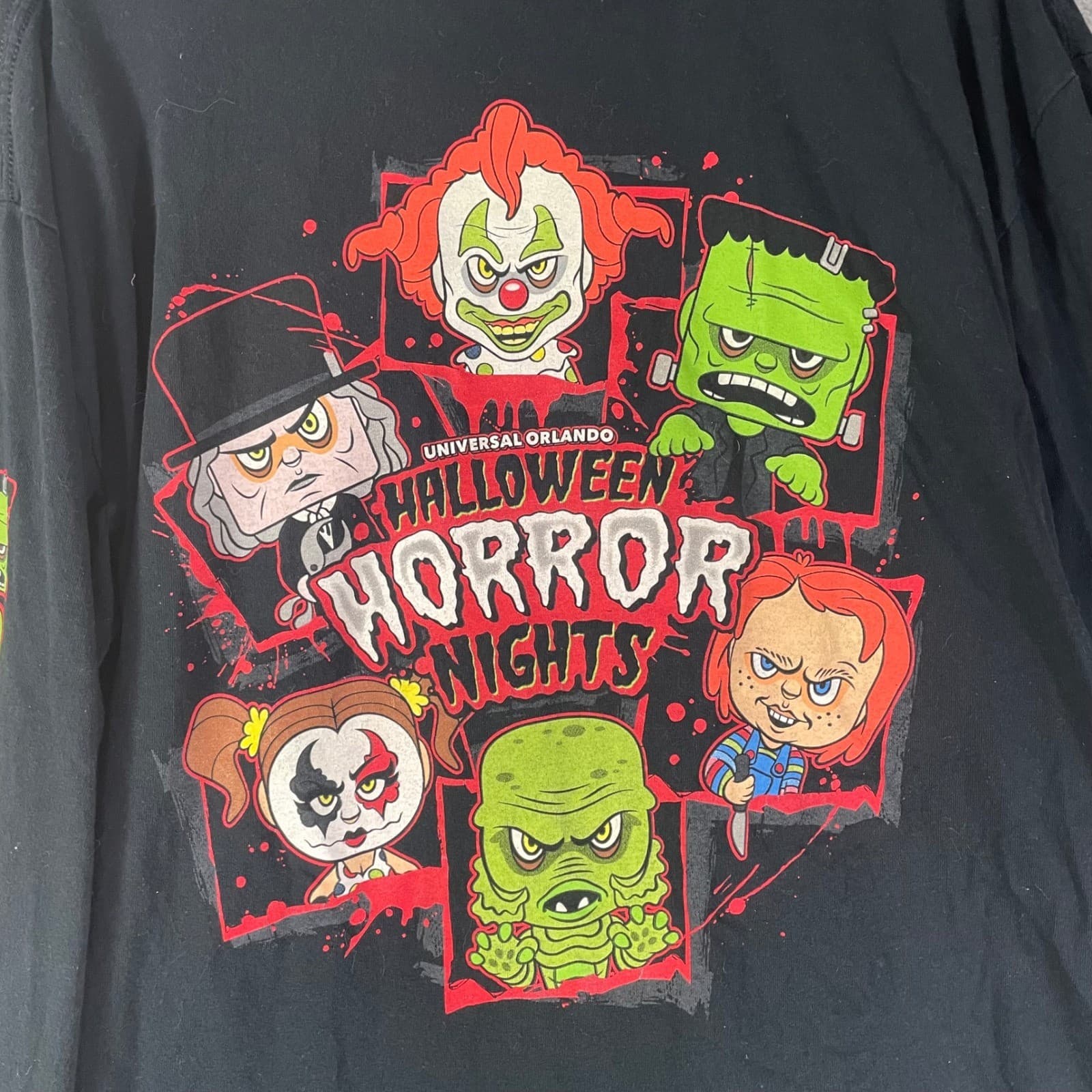 Universal Studios Halloween Horror Nights Shirt Men XL Studio Screamers Graphic - Thumbnail 3