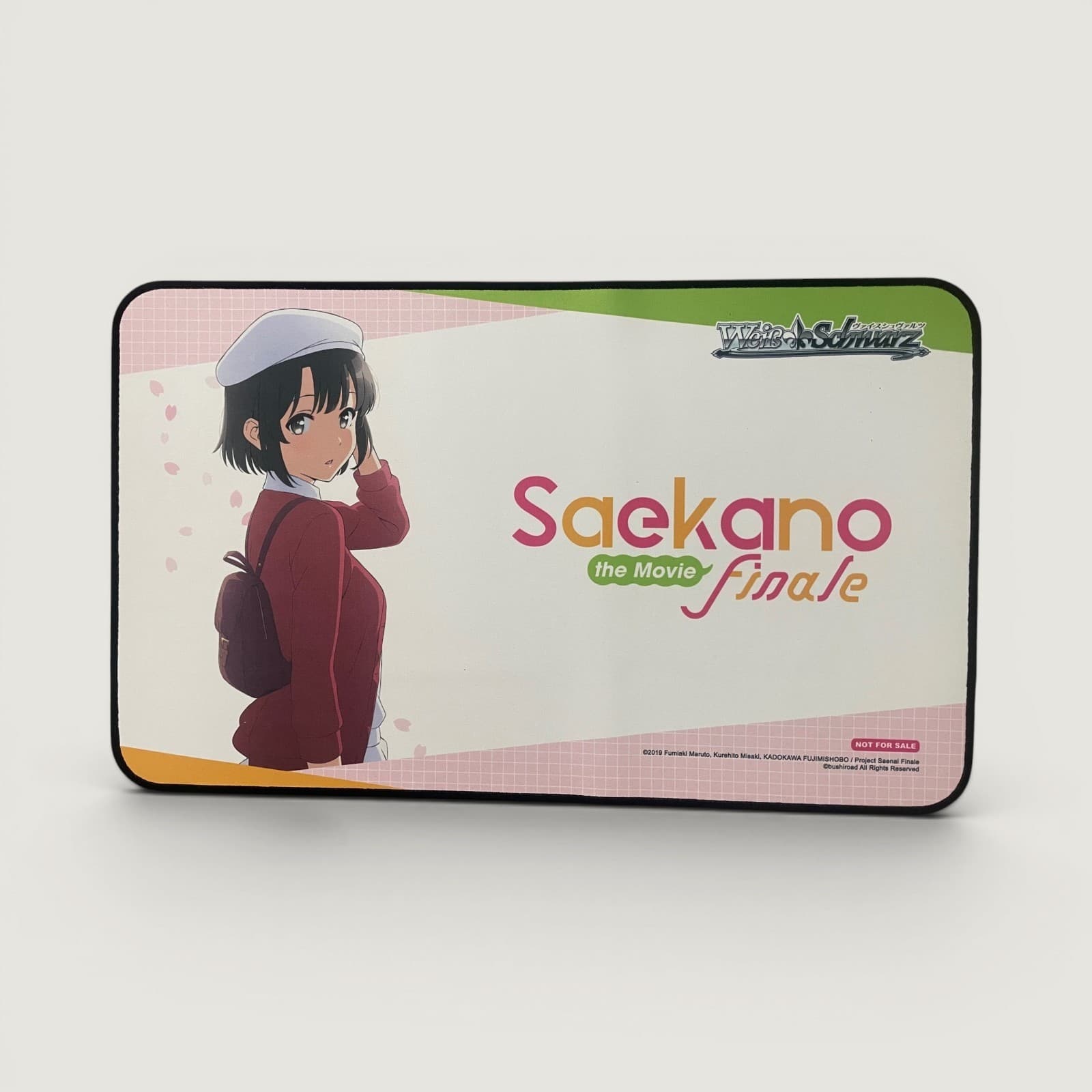 Weiss Schwarz Saekano Finale Megumi Kato Playmat TCG Card Game Desk Mat Promo - Image 1