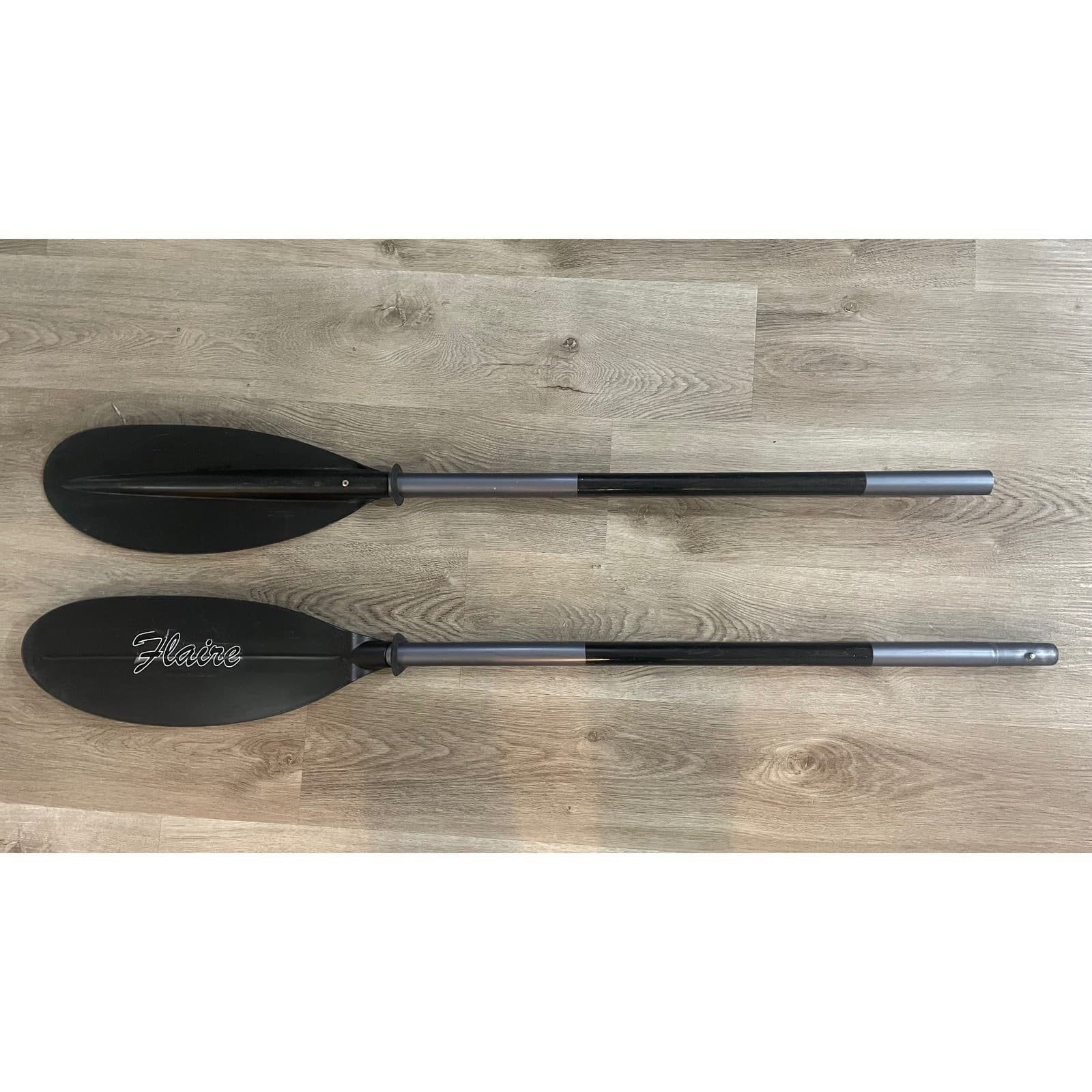 Aqua Bound Flaire 2 Pc Kayak Paddle 90.5" Black Asymmetrical Dihedral 230 cm - Thumbnail 5
