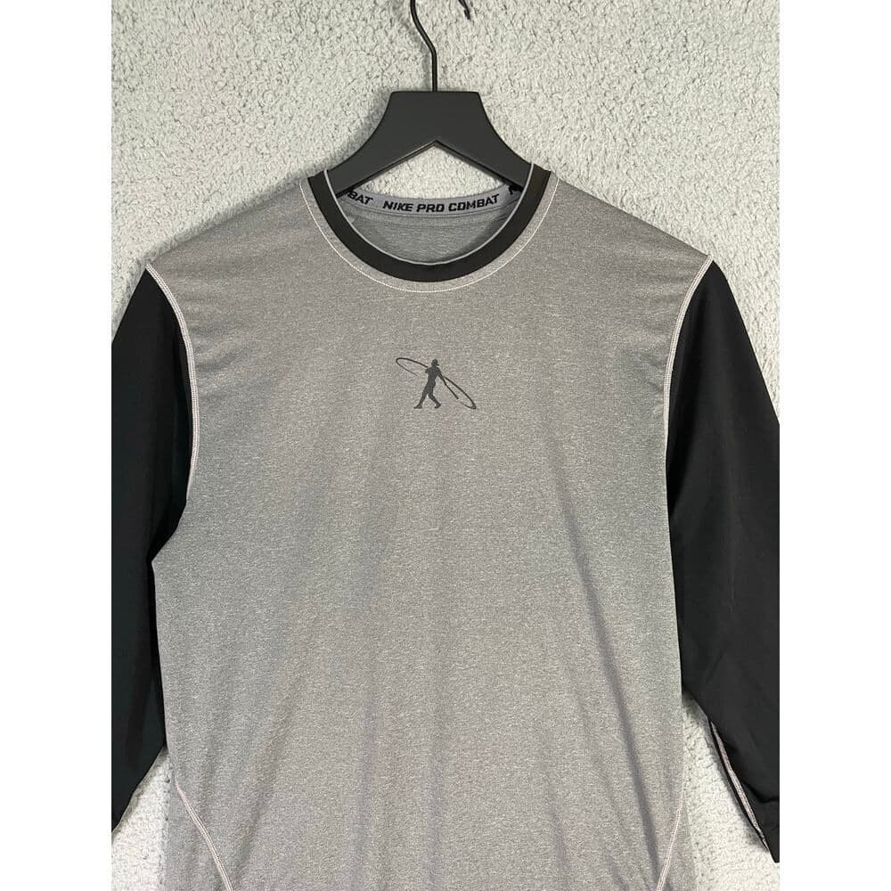 Nike Pro Combat Ken Griffey Jr Men’s Small Gray Compression Base Layer Shirt - Thumbnail 7