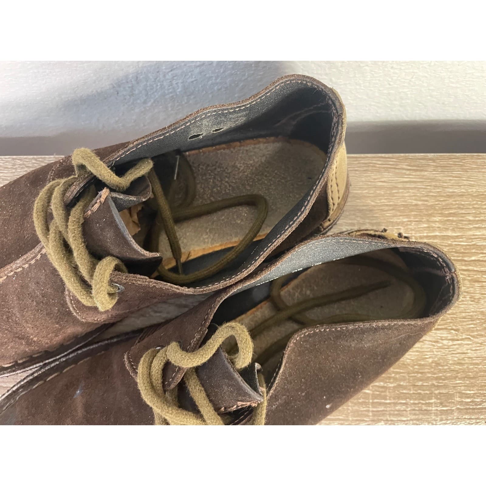 Clarks Originals Desert Trek Mens Brown Suede Shoes 36445 Size 11 M Crepe Sole - Thumbnail 9