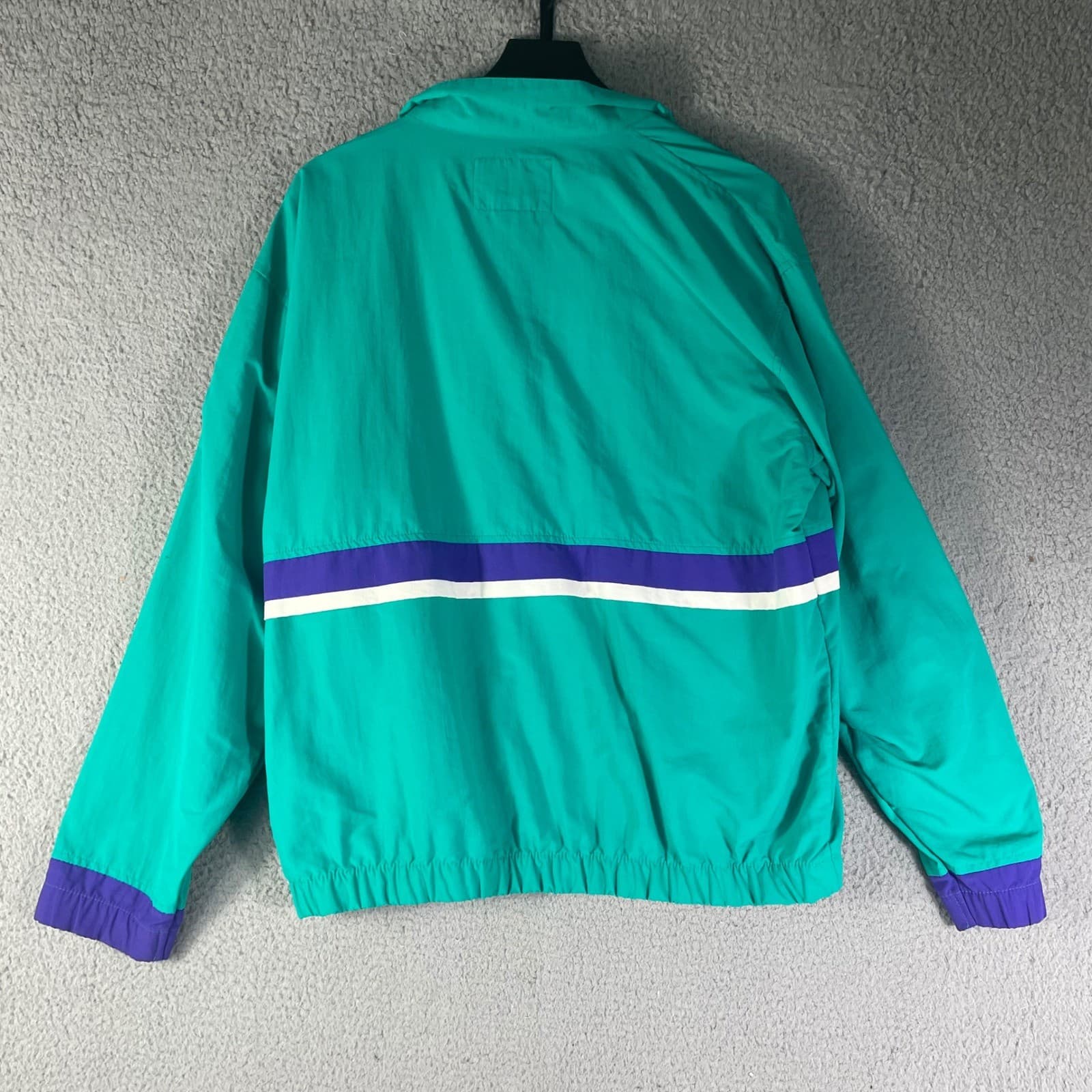 Vintage 1994 Doral Ryder Open Golf Jacket Teal Purple Windbreaker Mens M USA - Thumbnail 6