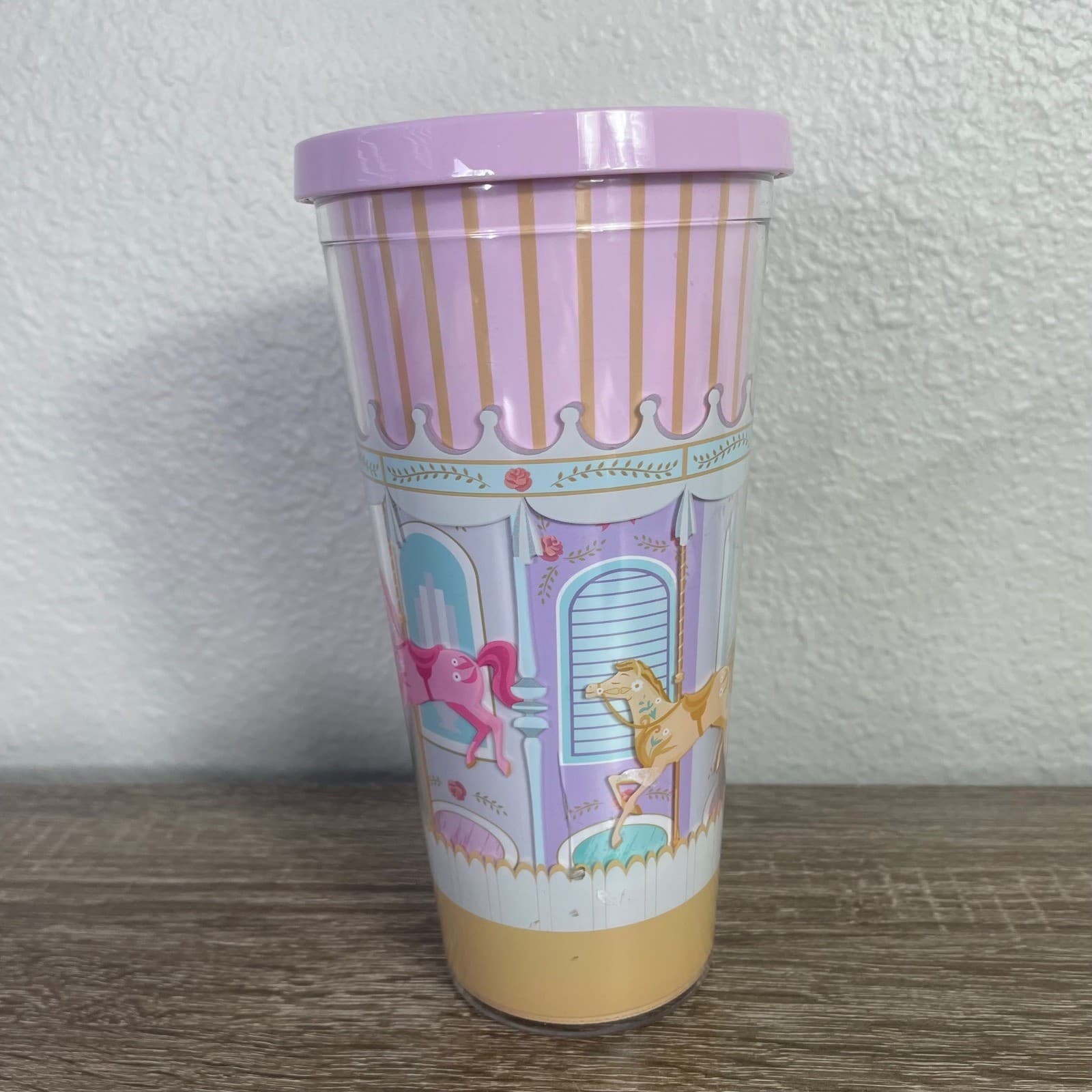 Disney Mary Poppins Carousel Tumbler 20oz Pink Magic Fills The Air Park Cup - Thumbnail 5
