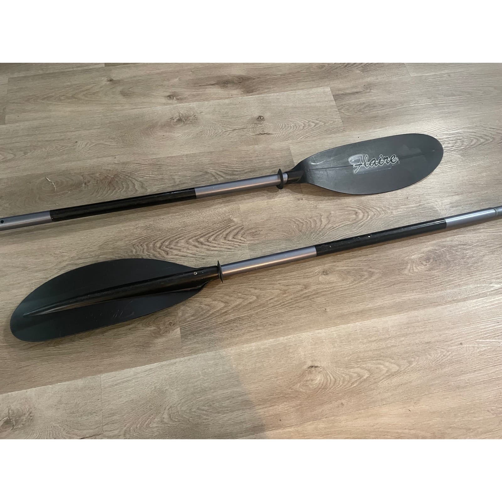 Aqua Bound Flaire 2 Pc Kayak Paddle 90.5" Black Asymmetrical Dihedral 230 cm - Thumbnail 10