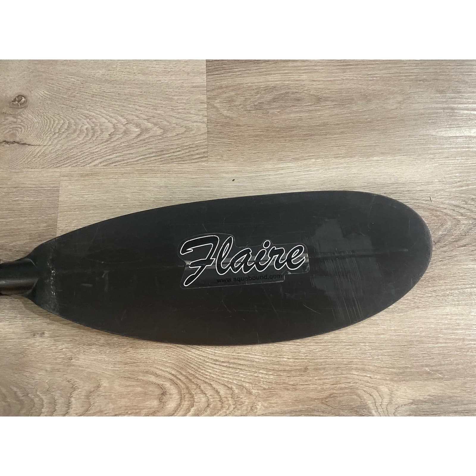 Aqua Bound Flaire 2 Pc Kayak Paddle 90.5" Black Asymmetrical Dihedral 230 cm - Thumbnail 9