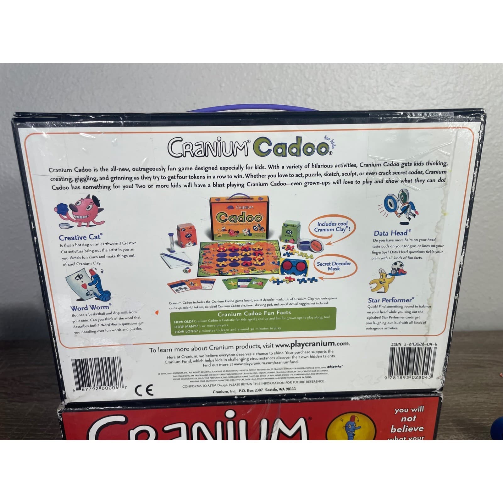 Cranium Board Game Original Edition Complete Family Party Game 2001 Parker - Thumbnail 5