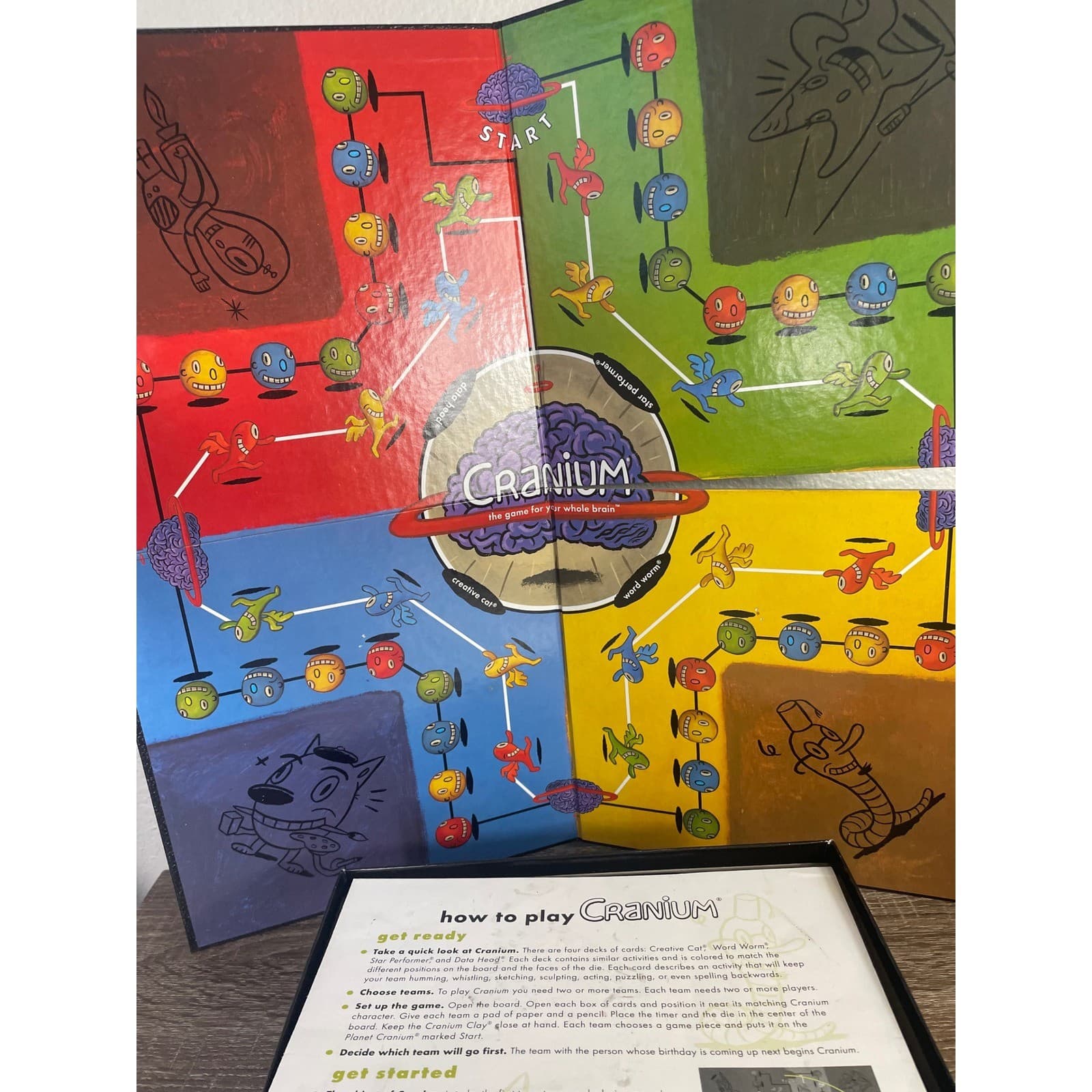 Cranium Board Game Original Edition Complete Family Party Game 2001 Parker - Thumbnail 8
