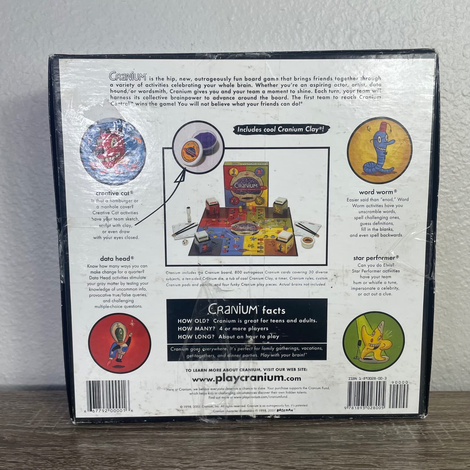 Cranium Board Game Original Edition Complete Family Party Game 2001 Parker - Thumbnail 9