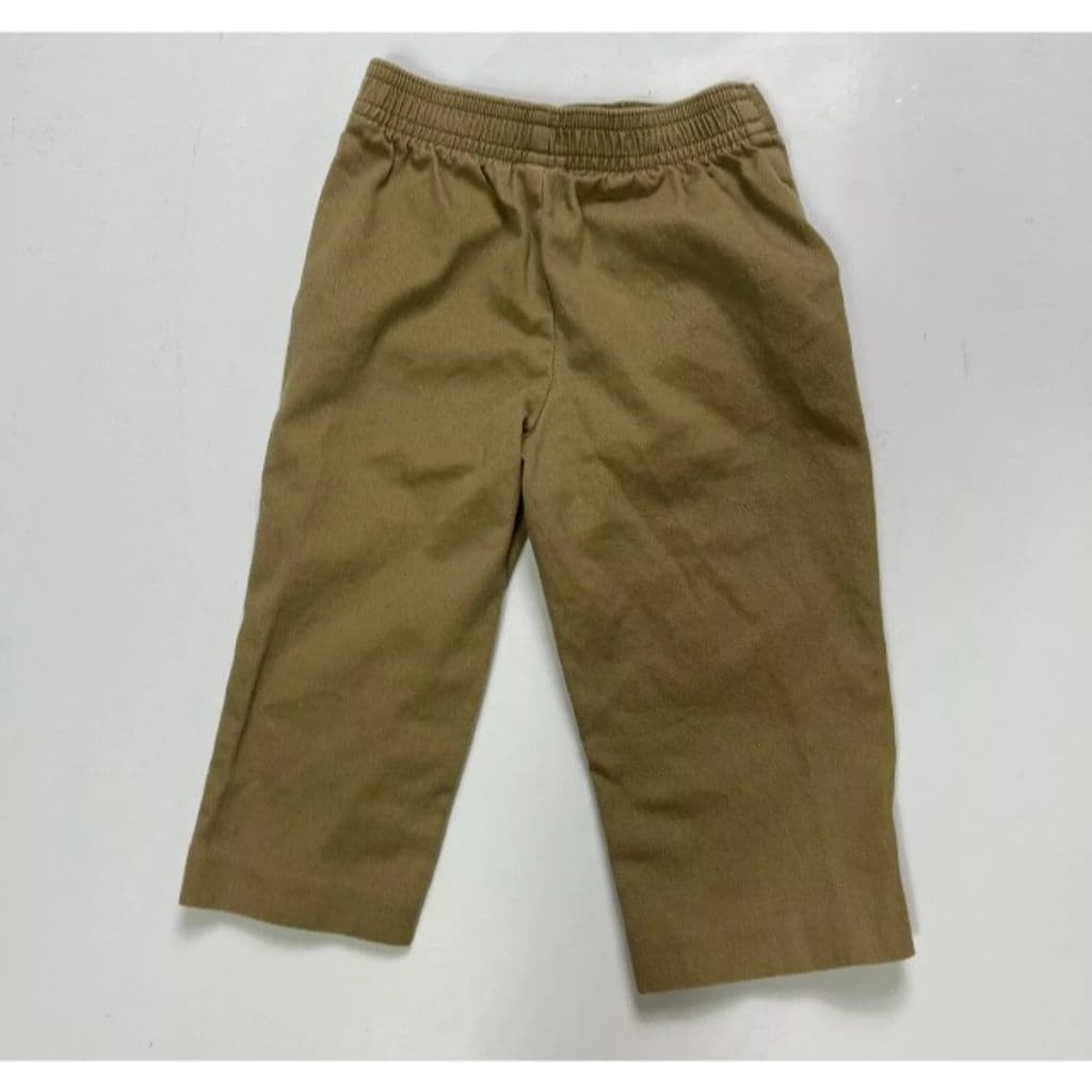 Starting Out Infant Tan Brown Pull-On Pants Size 12M Soft Cotton Baby - Thumbnail 4