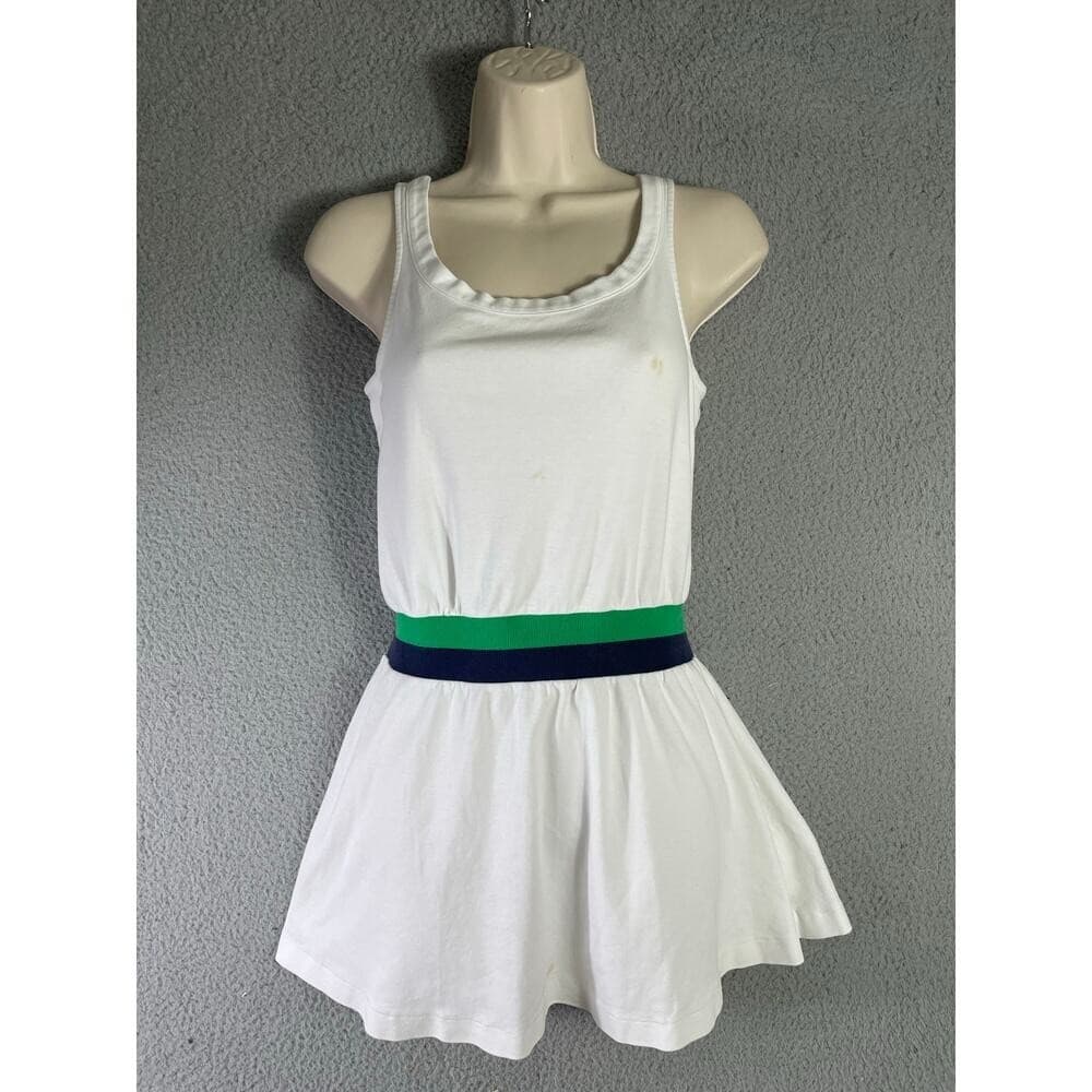 Club & Court White Tennis Dress M Sleeveless Summer Pickleball Athleisure - Thumbnail 3